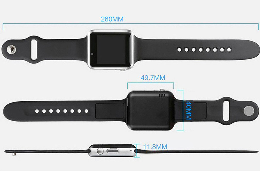 ساعة ذكية تقبل شريحة Sim لإجراء وتلقي المكالمات -montre Intelligente Bluetooth Pour recevoir des appels Montre téléphone -Carte Sim