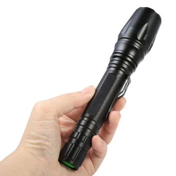 مصباح يدوي فائق السطوع عالي الجودة بدرجات ضوء مختلفة X-BALOG T6 LED FlashLight Rechargable with Multi-Light Mode BL-8668 - Image 1