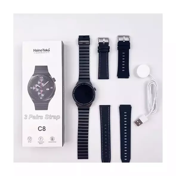 ساعة ذكية أصلية بثلاث أصاور عصرية من هاينوتيكو Smart Watch Original Haino Teko C8 - Image 1