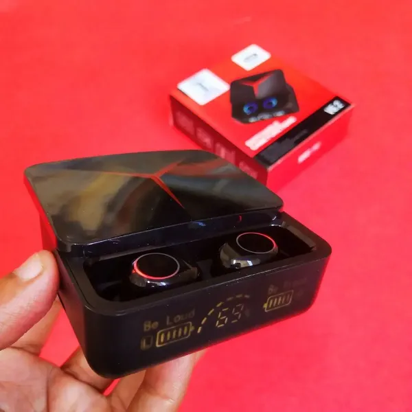 السماعات العملاقة ببطارية 7 ساعات - Earbuds M90 Pro - Image 1
