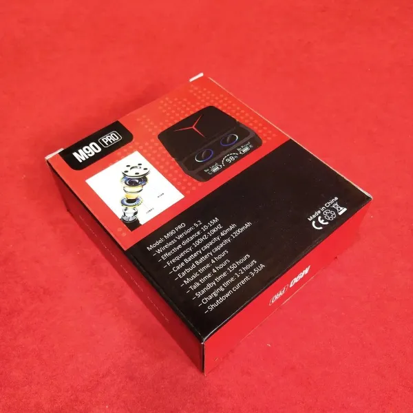 السماعات العملاقة ببطارية 7 ساعات - Earbuds M90 Pro - Image 2