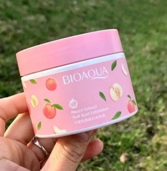 ماسك وسكراب الخوخ من BIOAOUA - Image 1