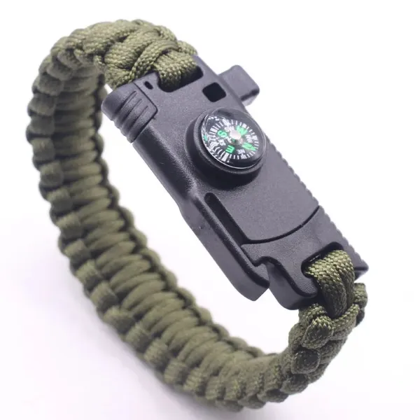 Bracelet Paracorde De Survie Camping a multi Usage - Image 1