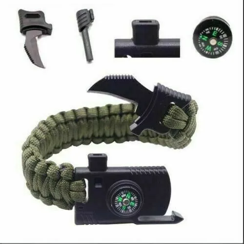 Bracelet Paracorde De Survie Camping a multi Usage - Image 3