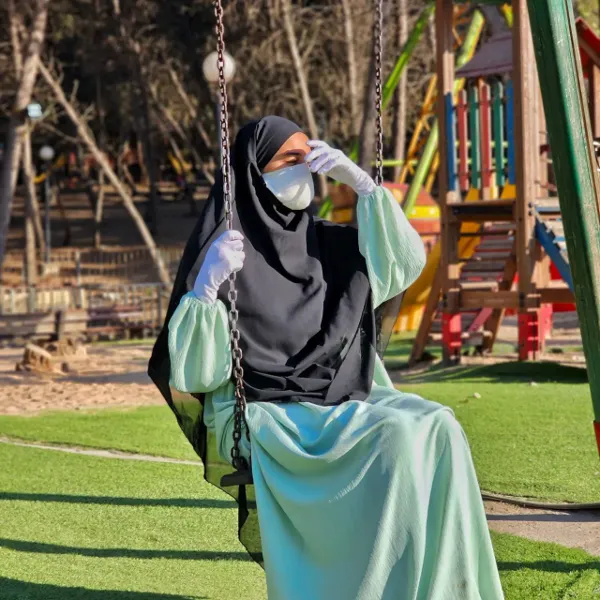 حجاب شرعي قماش صيفي (فرواصي)  - Image 3