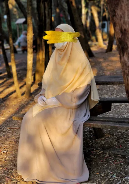حجاب شرعي قماش صيفي (فرواصي)  - Image 4