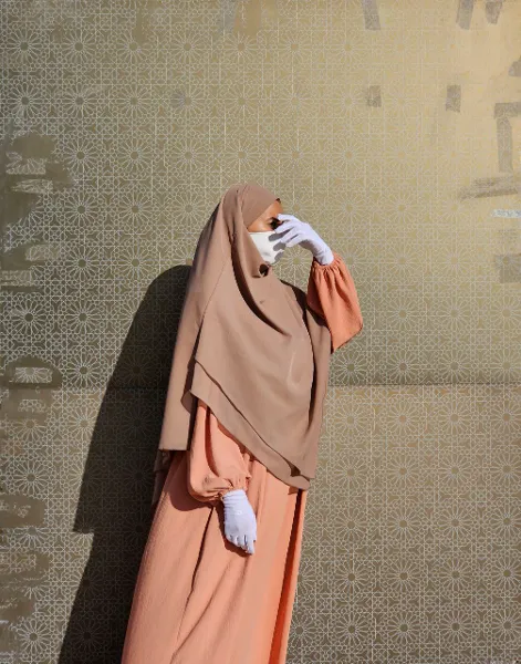 حجاب شرعي قماش صيفي (فرواصي)  - Image 6