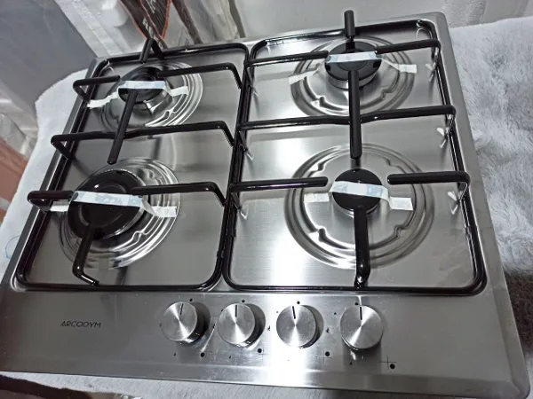 arcodym Plaque de Cuisson – Acier Inox – 4 Feux – Allumage Électrique – GAZ 60/60cm - Image 3