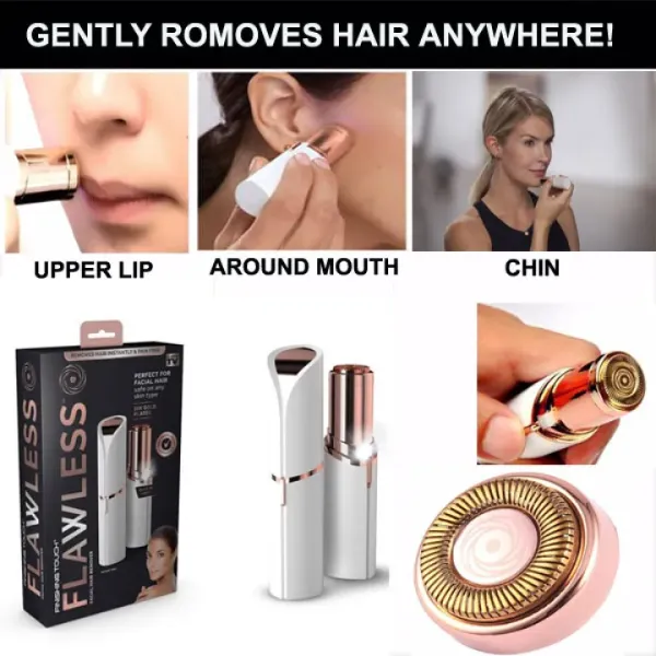 جهاز فلاولس لإزالة الشعر -قابل للشحن -APPAREIL D EPILATION FLAWLESS professionnel Rechargeable USB - Image 5