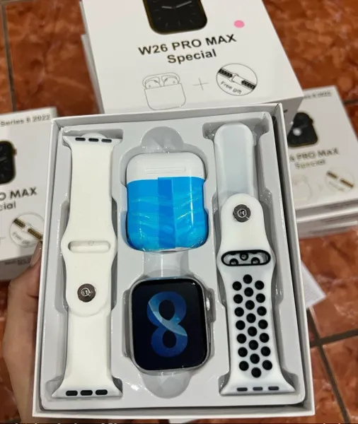 Smart watch w26 pro max SPECIAL ساعة ذكية +سماعة بلوتوث - Image 1