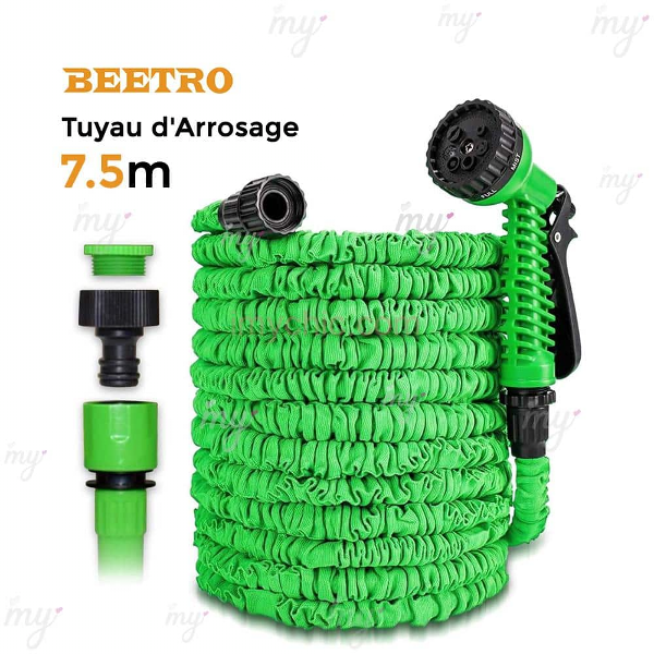 أنبوب الحديقة الجديد من علامة Beetro طول 7.5 متر | Tuyau d'Arrosage 7.5m - Image 2