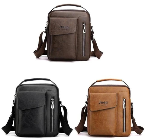 Sacoche en cuir PU pour homme - Image 1
