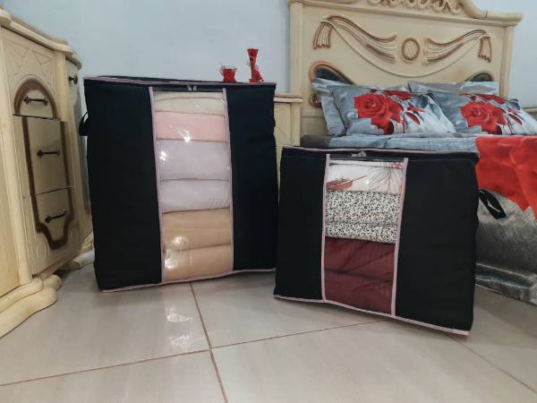 باك 2 حقائب تخزين الكوات والملابس بسعة كبيرة - Image 1