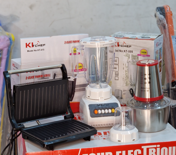 Pack Cuisine hachoir inox + panineuse +blender 2in1 - Image 2