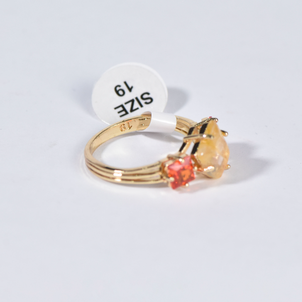GOLDEN CITRINE RING 19 - Image 1