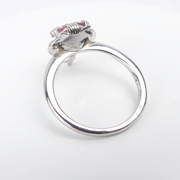 Bague Pierre Hibou Rose - Image 1