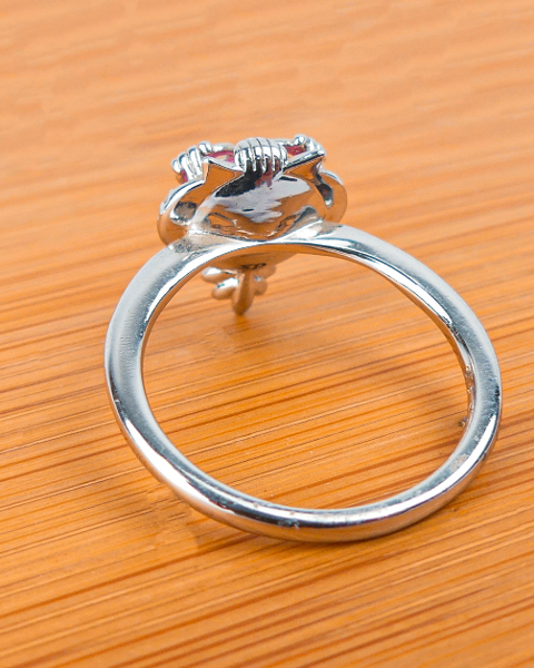 Bague Pierre Hibou Rose - Image 3