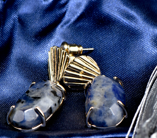 OCEAN SODALITE EARRINGS - Image 3