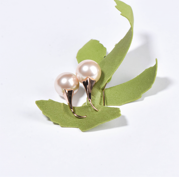 ROSE PEARL EARRINGS - Image 2