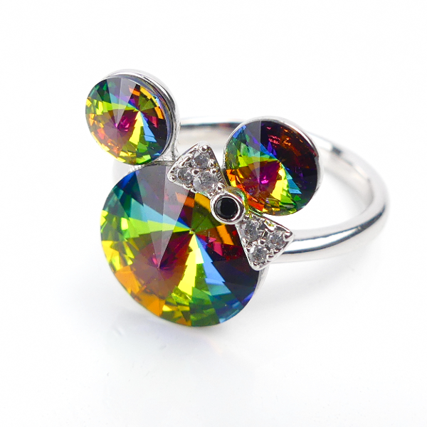 Bague Mickey Mousse Verte Reflé - Image 1