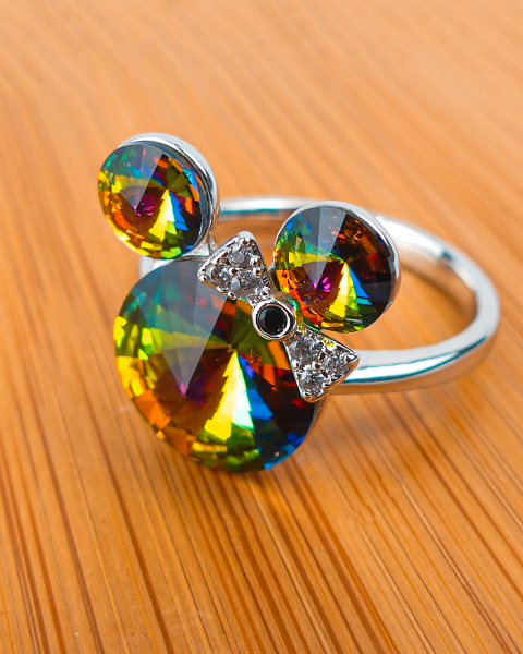 Bague Mickey Mousse Verte Reflé - Image 3