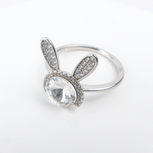 Bague Lapin Blant -Argent- - Image 1