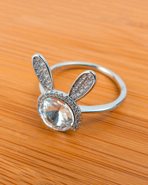 Bague Lapin Blant -Argent- - Image 3