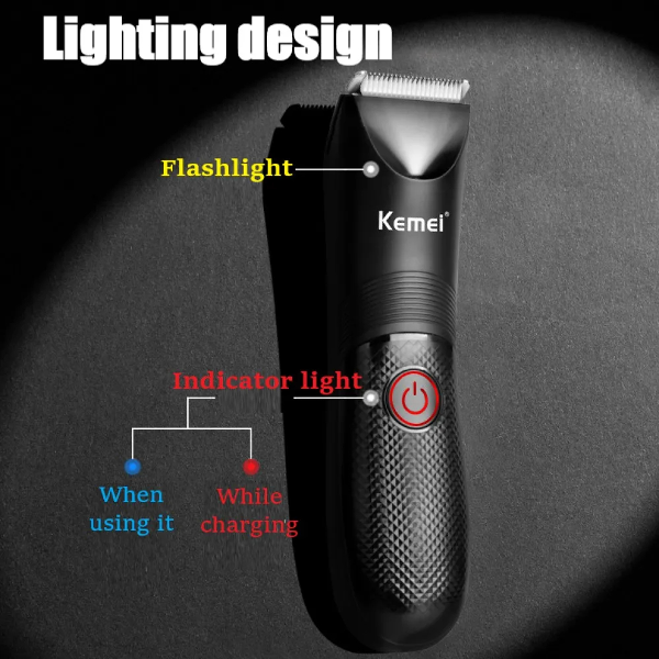  Kemei-Tondeuse à cheveux électrique - rasoir étanche