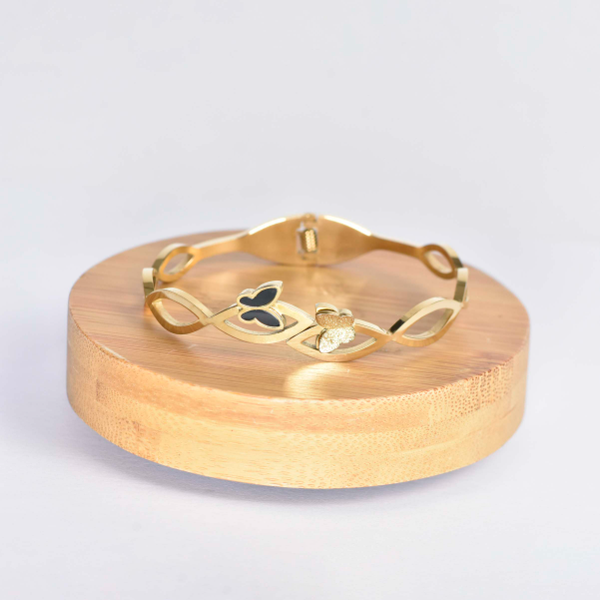BRACELET 2 PAPILLIONS PARALLÈLE - Image 2