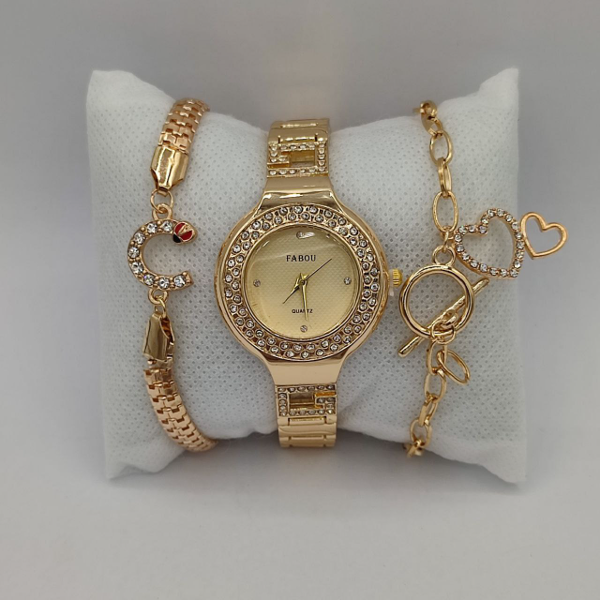 ELEGANT WATCH -مع سوارين + علبة - Image 4