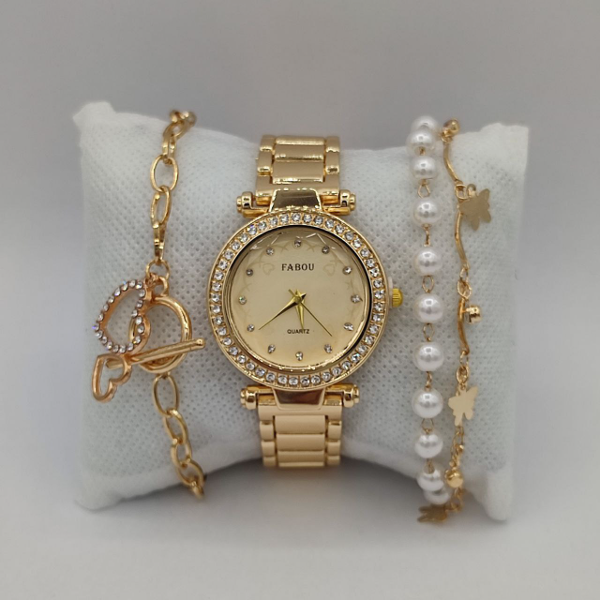 ELEGANT WATCH -مع سوارين + علبة - Image 7