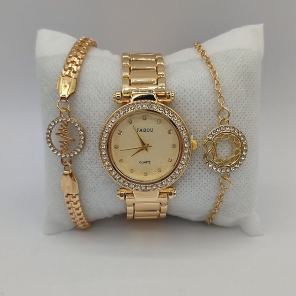 ELEGANT WATCH -مع سوارين + علبة - Image 8