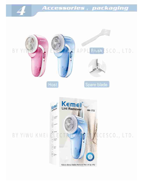 مزيل الزغب Kemei Lint Remover KM 772 - Image 4