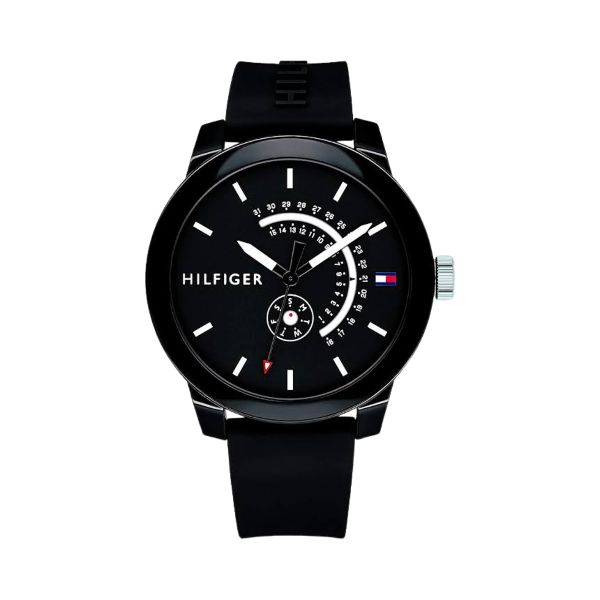 Tommy Hilfiger Men's 1791483 Analog Display Quartz Black - Image 1