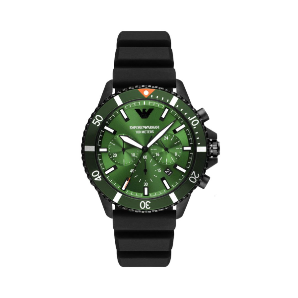 Emporio Armani Montre Chronographe pour Homme , Acier Inoxydable Ton Sur Ton, AR11463 - Image 1