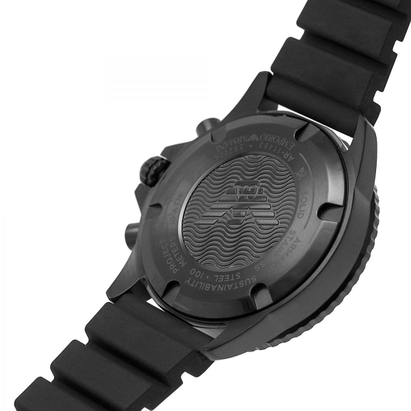 Emporio Armani Montre Chronographe pour Homme , Acier Inoxydable Ton Sur Ton, AR11463 - Image 4