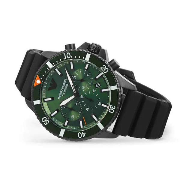 Emporio Armani Montre Chronographe pour Homme , Acier Inoxydable Ton Sur Ton, AR11463 - Image 5