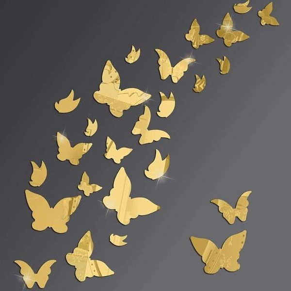 الفاراشات الذهبية والفضية - Image 1
