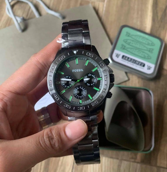 Fossil BQ2504 Bannon Multifunction Smoke Stainless Steel Watch - Image 6