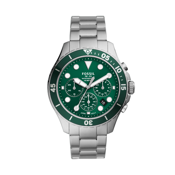 Montre FB-03 de Fossil chronographe Men's en acier inoxydable, FS5726 - Image 1
