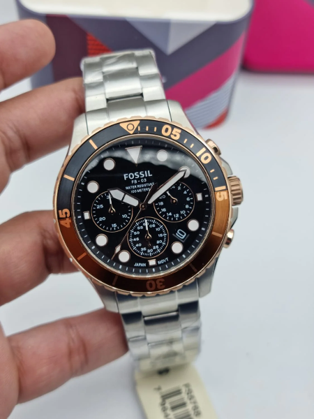 Montre Fossil FB-03 Chronographe Men's en  Acier Inoxydable FS5768 - Image 5