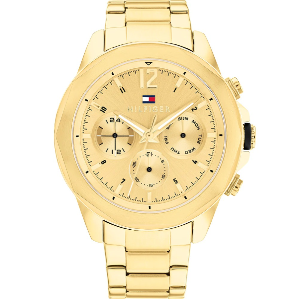 MONTRE TOMMY HILFIGER LARS HOMME EN ACIER DORÉ 1792060 - Image 1