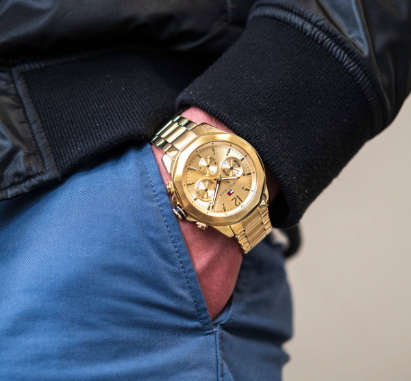 MONTRE TOMMY HILFIGER LARS HOMME EN ACIER DORÉ 1792060 - Image 7