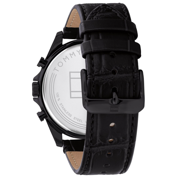 Tommy Hilfiger pour des Hommes Analogique Quartz Montre avec Bracelet en Cuir 1710452  - Image 3