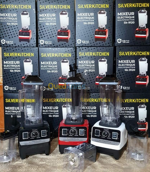 خلاط كهربائي سريع وشديد التحمل من الفولاذ المقاوم للصدأ عالي الجودة Blender  2200W 2L