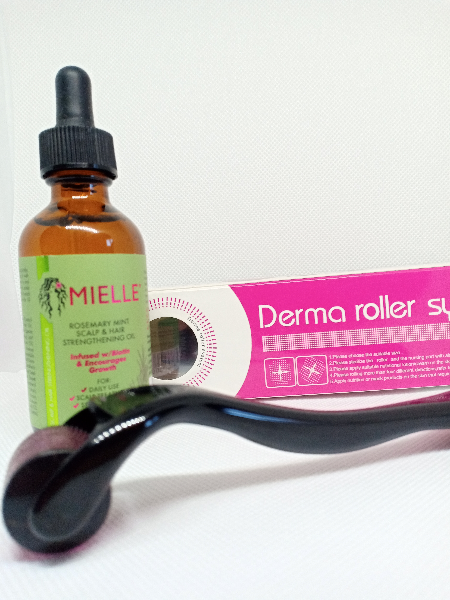 PACK L'huile de romarin + DERMA ROLLER - Image 2