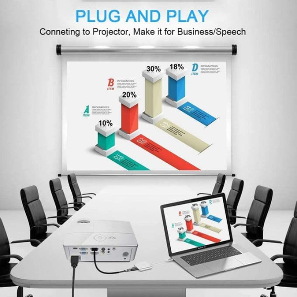 Hub Adaptateur Multiport 3 In 1 - Type-C 3.1 To Hdmi 4K + Usb 3.0 + Type-C(Pd) - Image 4