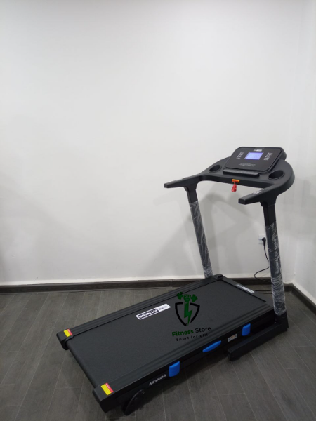 جهاز الجري من PRO FITNESS الوزن الأقصى 110 كغ، جهاز المشي والركض القابل للطي مع الإمالة اليدوية ومراقبة معدل ضربات القلب بالإضافة إلى مساحة جري ممتازة - Image 2