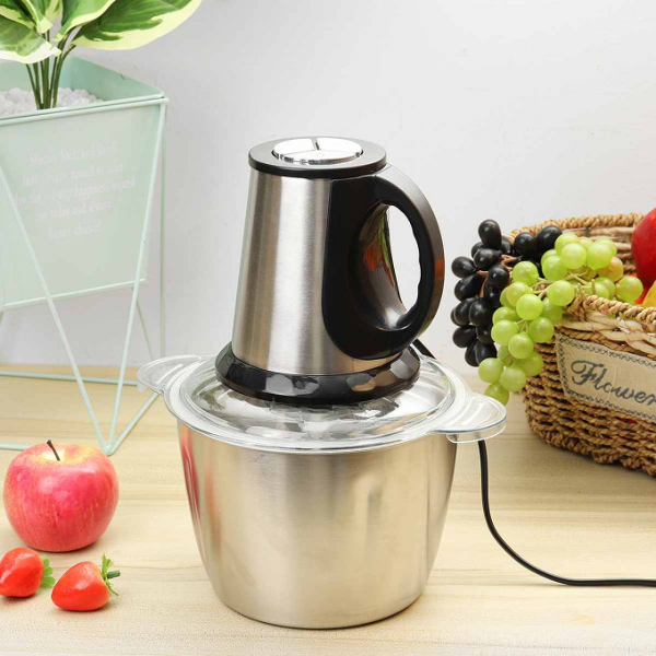 Hachoir Inox 2L رحاية و ومفرمة اللحم والخضار - Image 2