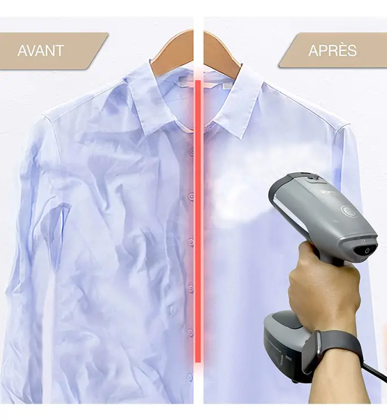 مكواة البخار السريعة من روبيست جودة عالية، فعالة مع بخار كثيف متواصل Robuste Defroisseur Vapeur à Main – DA3012 – 1630W - Image 5